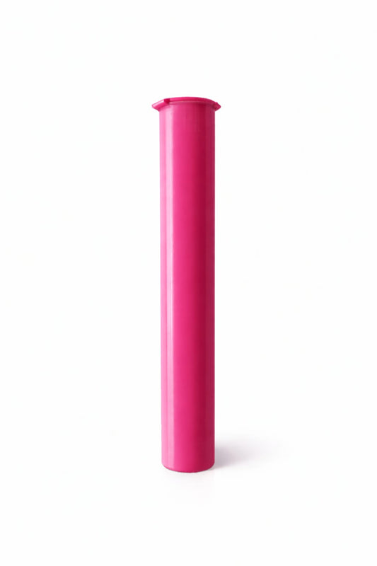 Coloured Plastic Pre-Roll Pop Tubes