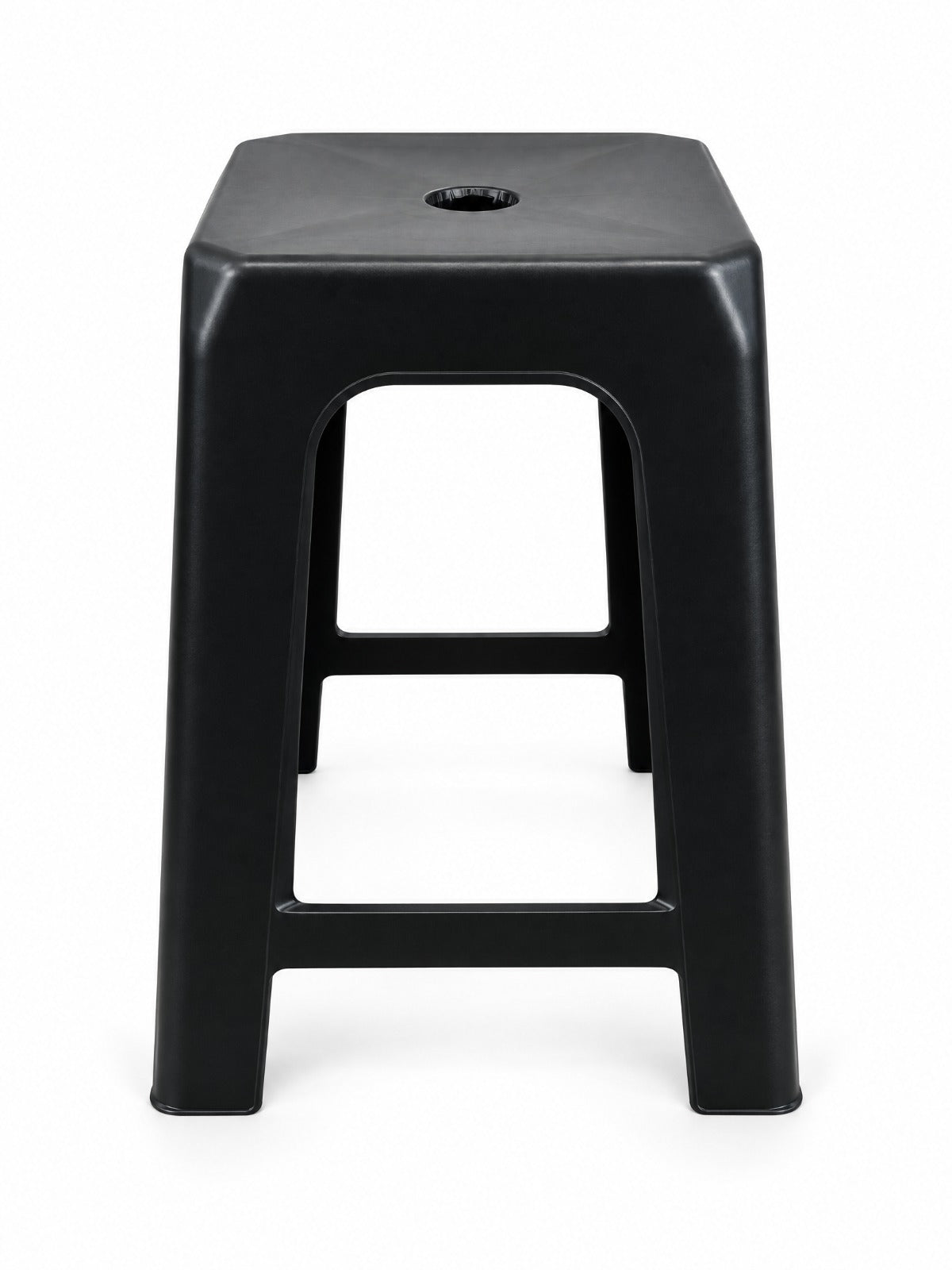Black Plastic Stool