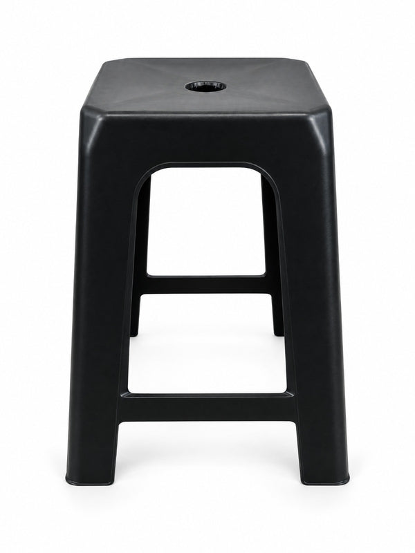 Black Plastic Stool